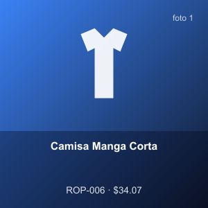 Camisa Manga Corta