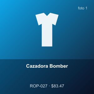 Cazadora Bomber